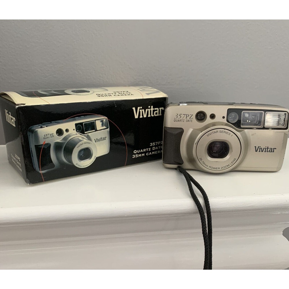 Vivitar 357PZ QD 35mm Point & Shoot Film Camera 35mm-70mm Zoom